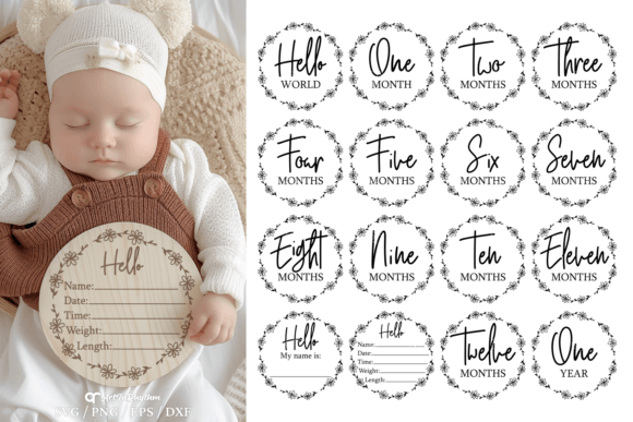 Baby Monthly Milestone